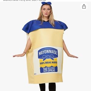 Adult mayonnaise costume